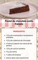 Postres de chocolate 🎂 Bollos y Tartas 截图 2