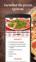 Recetas de pizzas caseras تصوير الشاشة 2