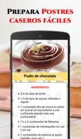 Postres Caseros Fáciles постер