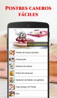 Postres Caseros Fáciles captura de pantalla 1