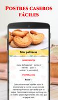Postres Caseros Fáciles captura de pantalla 2