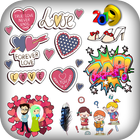 All in One Stickers for WhatsApp : WAStickers 圖標