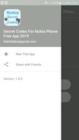 Secret Codes For  Nokia Phone Free App 2019 screenshot 3