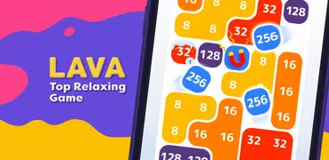 LAVA - 2048 number merge game