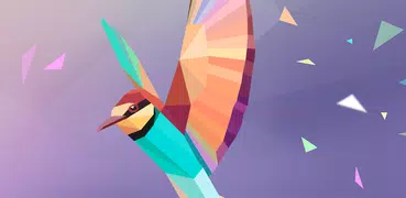 UNICORN Low Poly Juego de Arte