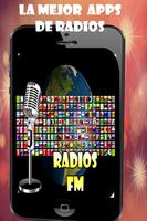 radios fm emisoras de américa norte central y sur poster