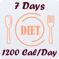 Diet plan for 7 days (only 120