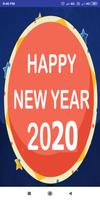 Happy New Year Shayari poster