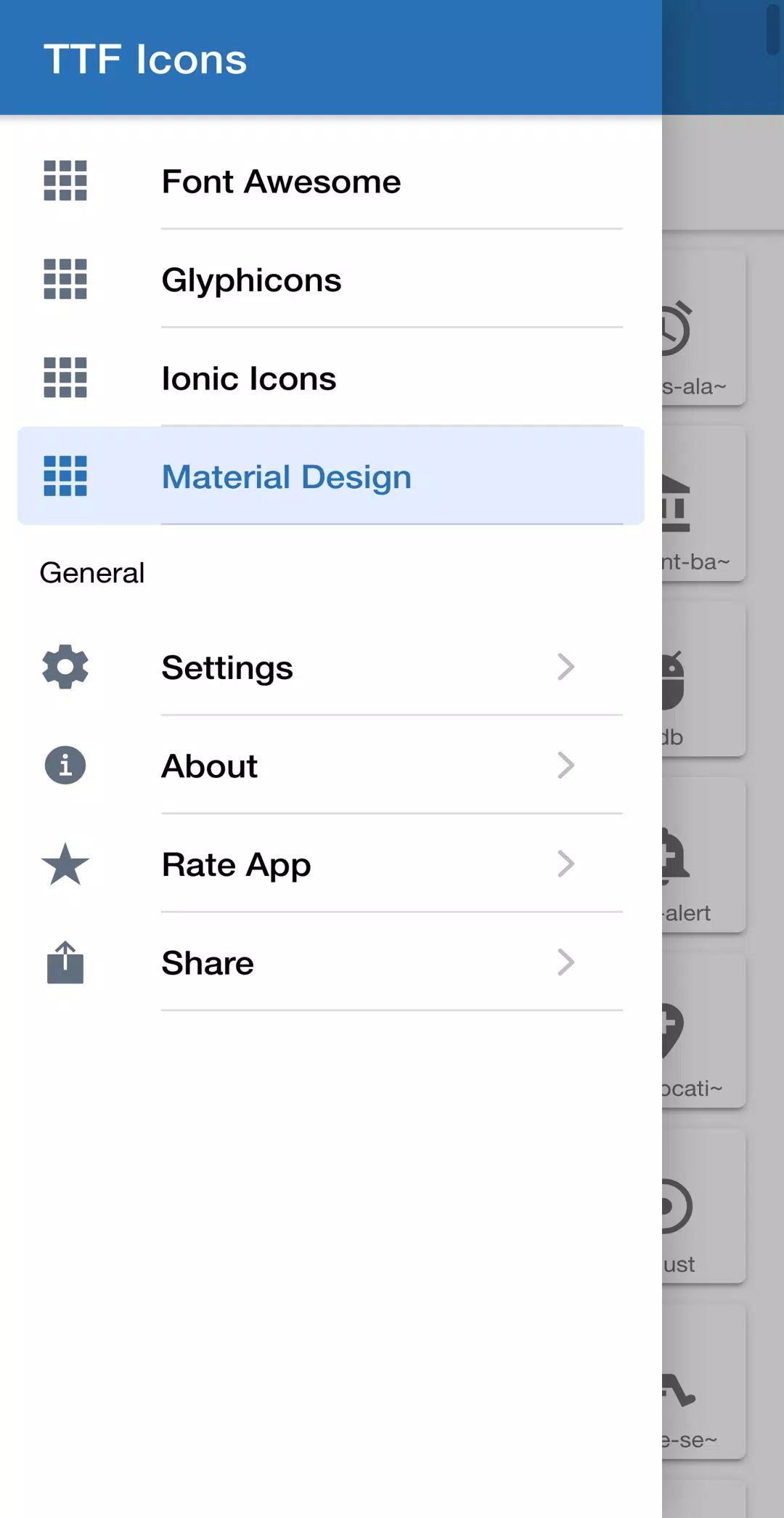 TTF Icons. Browse Font Awesome APK for Android Download