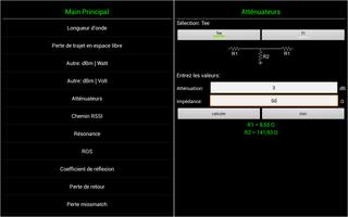 Calculatrice RF capture d'écran 2