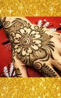 Designs henna hindi-arabic Affiche