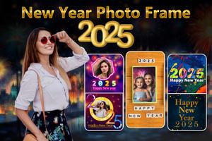 New Year photo frame 2025 ảnh chụp màn hình 1