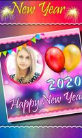 2020 New Year Photo Frames, Greetings ảnh chụp màn hình 1