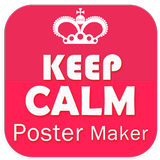 HD Keep Calm Poster Maker icône