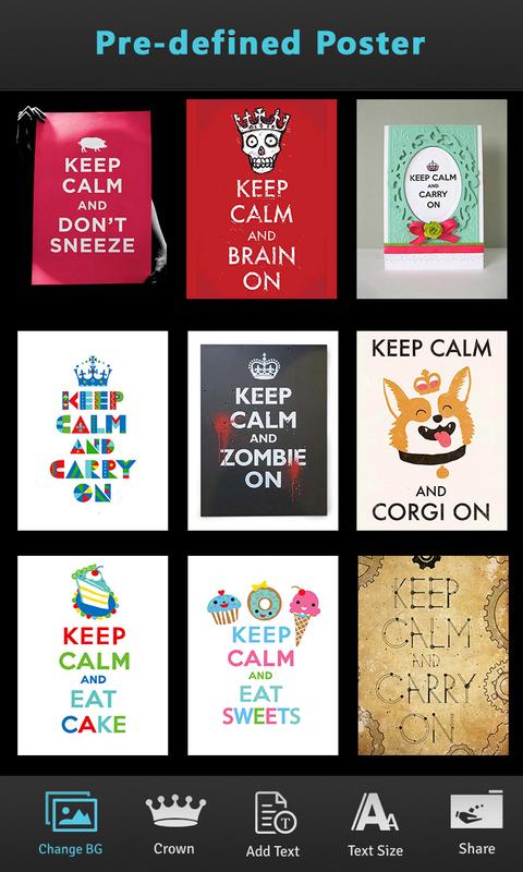 hd keep calm poster