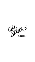 Chic Sketch Artist Affiche