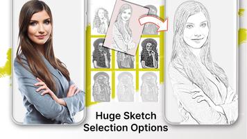Editor Foto Seni Sketsa Pensil poster