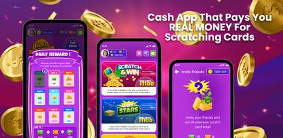 Scratch app - Money rewards! الملصق