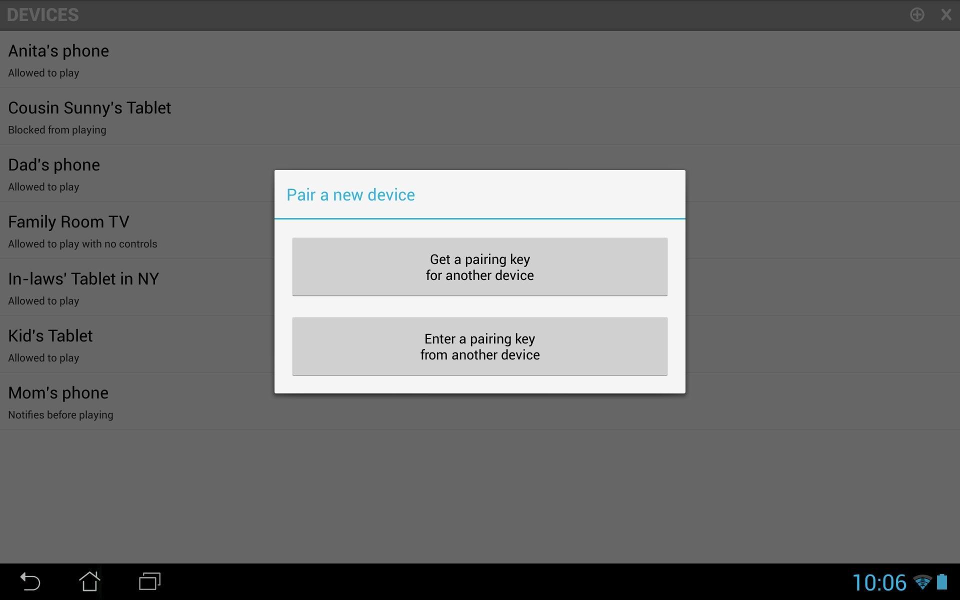 Pair device first перевести на русский.