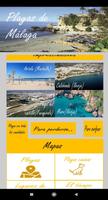 Playas de Málaga Plakat
