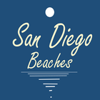 Playas y surf en San diego icono