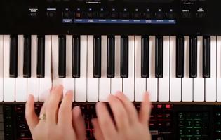 Tocar piano Curso online em português Cartaz