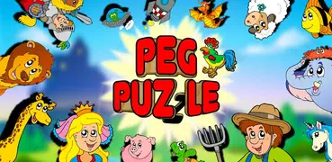 Puzzle Forma Animali Bambini