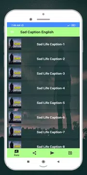 Screenshot 4 for Sad Caption English