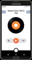 Radio Cima 100.5 FM App Online Affiche