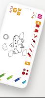 Coloring Book Plane And Bus تصوير الشاشة 1