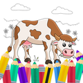 ”Easy Toddler Coloring Book