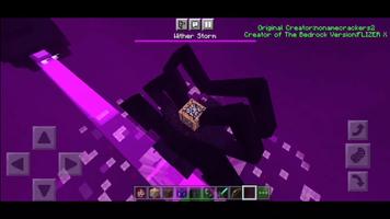 MCPE Mod Crackers Wither Storm скриншот 1