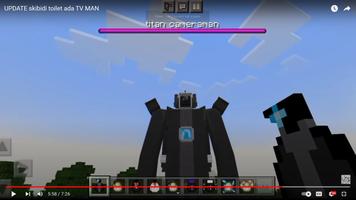 TVMan Mod Minecraft Skibidi imagem de tela 1