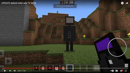 TVMan Mod Minecraft Skibidi скриншот 2