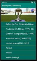 History of ICC World Cup capture d'écran 1