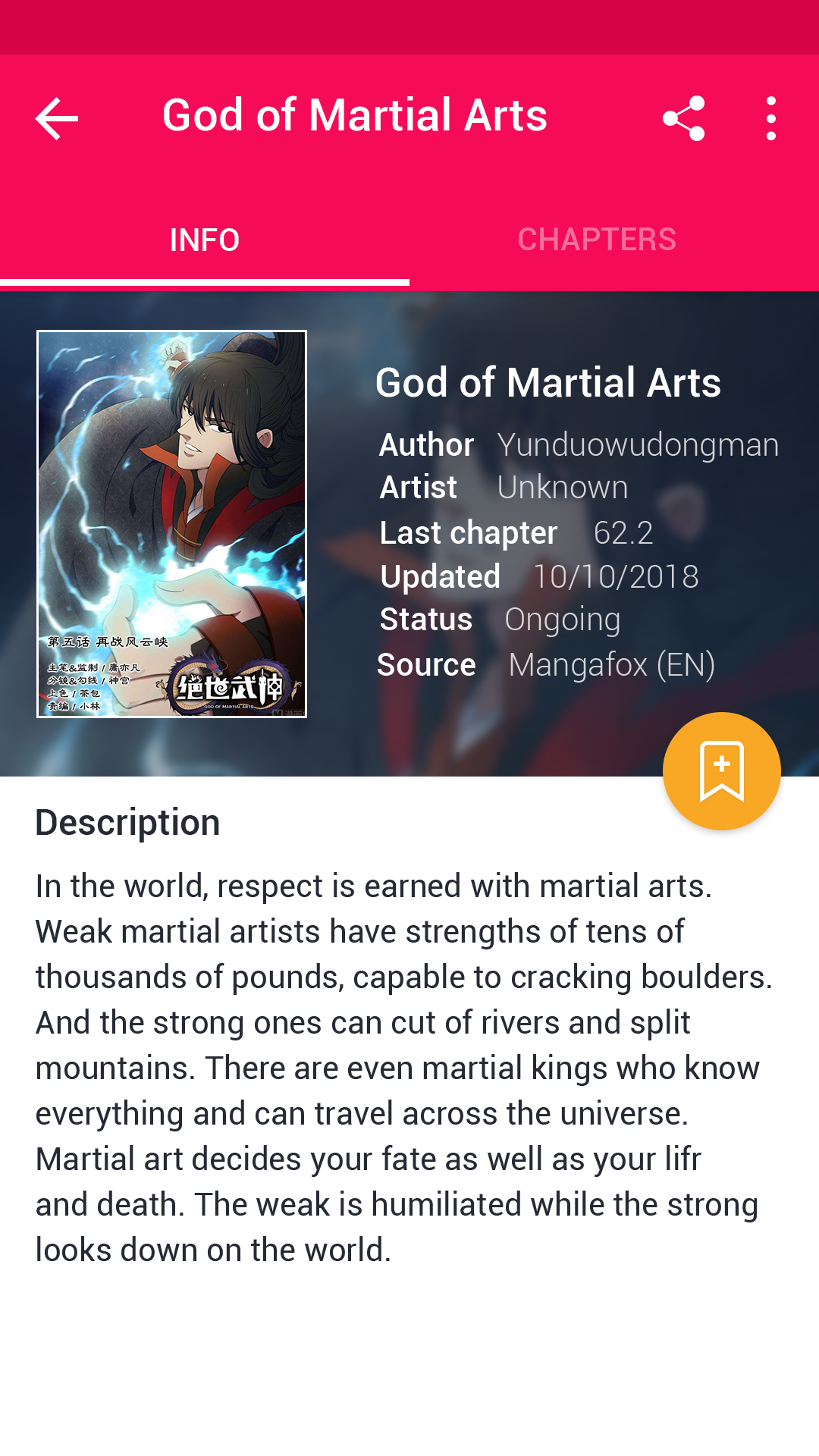 Manga Reader - Best Fox Manga Online, Offline APK 1.0.2 for Android