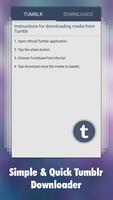 Downloader for Tumblr постер