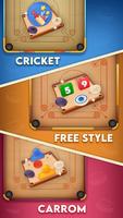 Poster Carrom Cricket