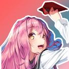 Anime Girl Stickers WAStickerApps ไอคอน