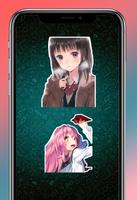 Anime Girl Stickers WAStickerApps ภาพหน้าจอ 2