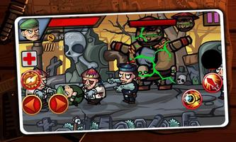 Zombie Guerrier - Cartoon War capture d'écran 3
