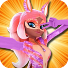 Superhero Rena Rouge Run 3D biểu tượng