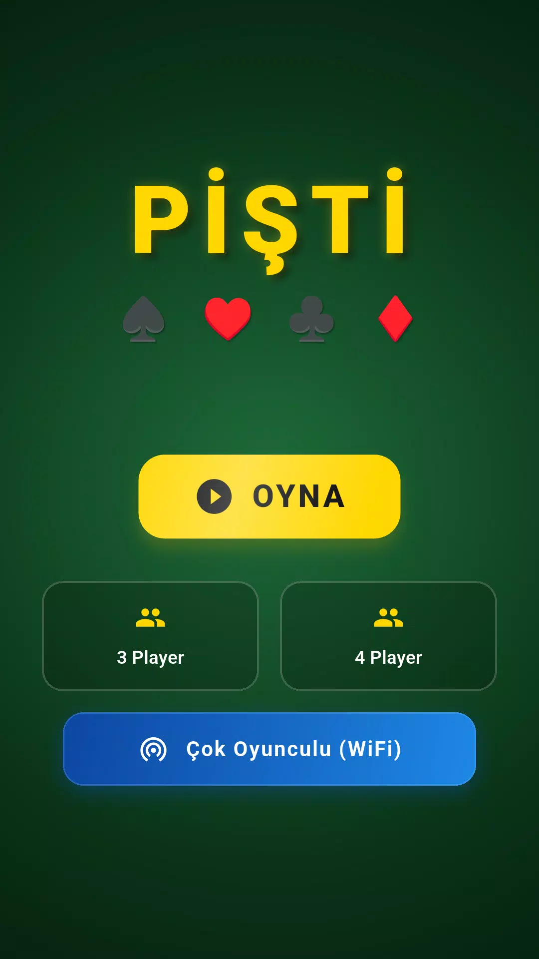 Pişti – LAN Multiplayer