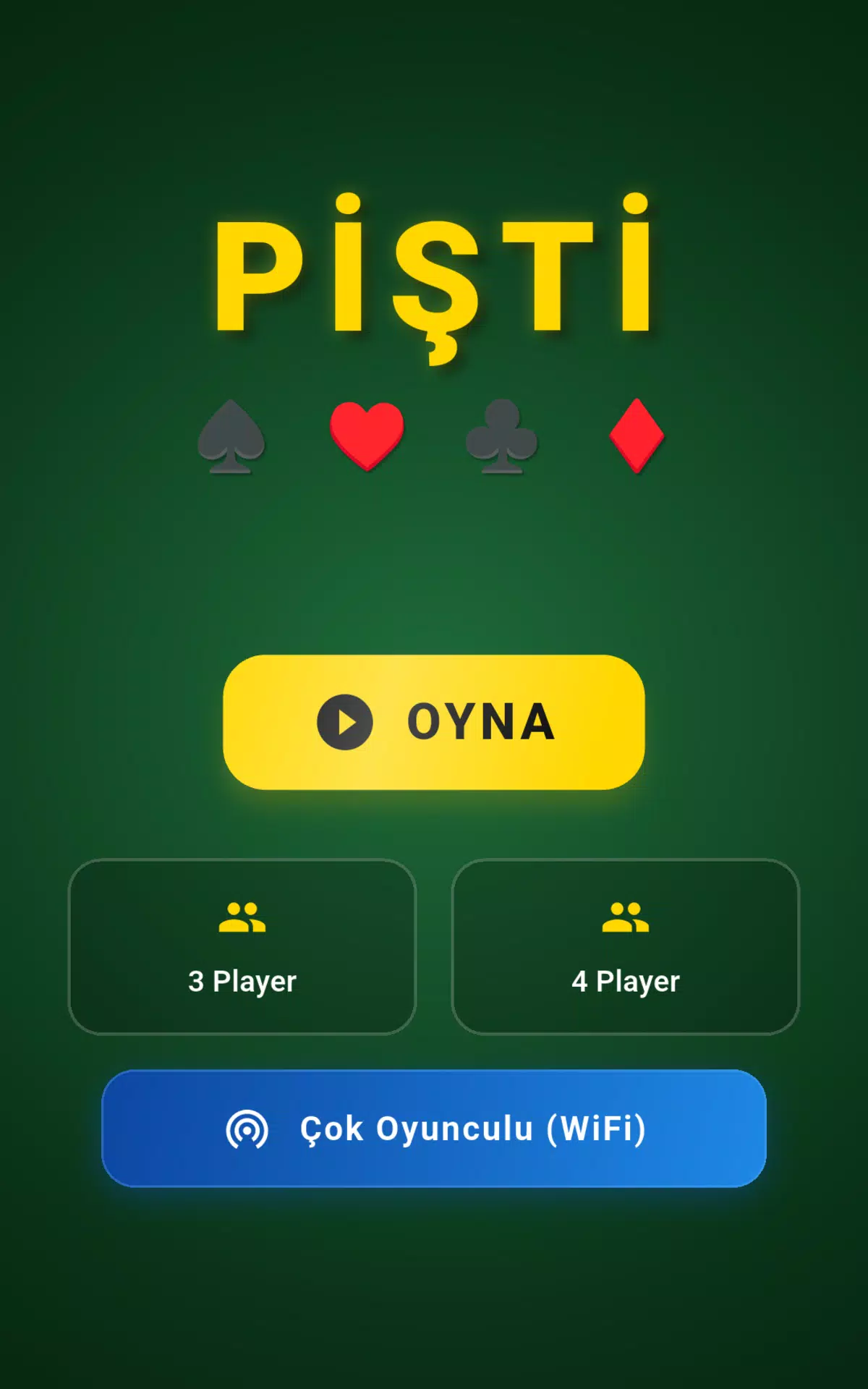 Pişti – LAN Multiplayer