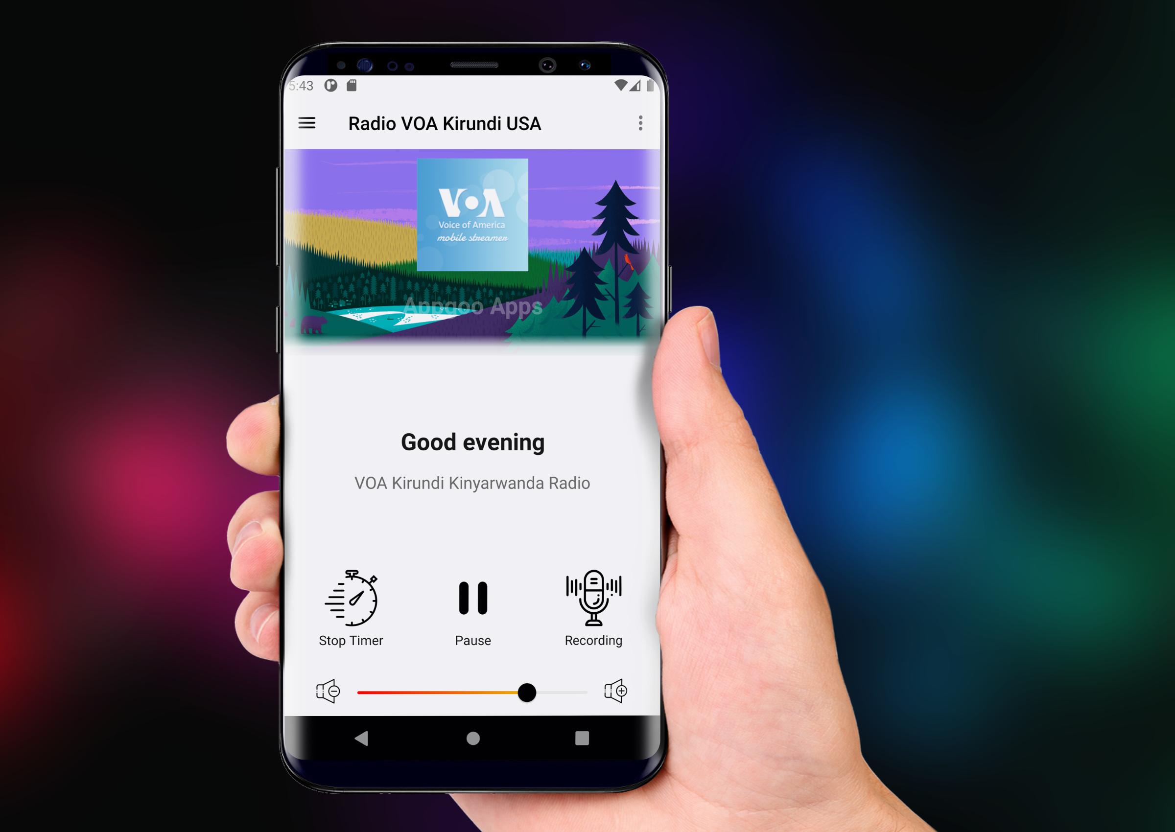 VOA Kirundi Kinyarwanda Radio App Station USA Free para Android - APK Baixar