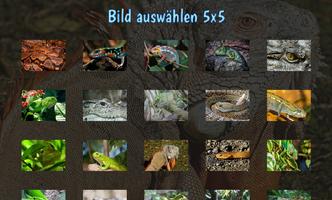 Tile Puzzles · Reptilien Plakat