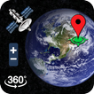 terra mapa satélite GPS navegação mapa localização