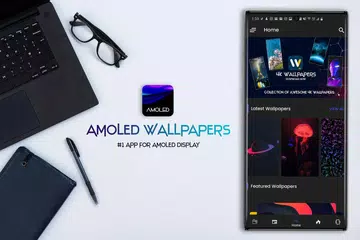 AMOLED Wallpapers 4K - Auto Wallpaper Changer APK download