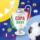 Copa America 2021 Aufkleber Zeichen