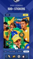 Copa America 2021 Aufkleber Plakat